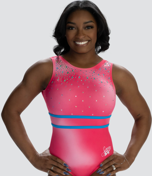 SimoneBilesPinkLeotard