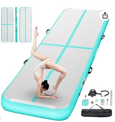 inflatable tumbling mat
